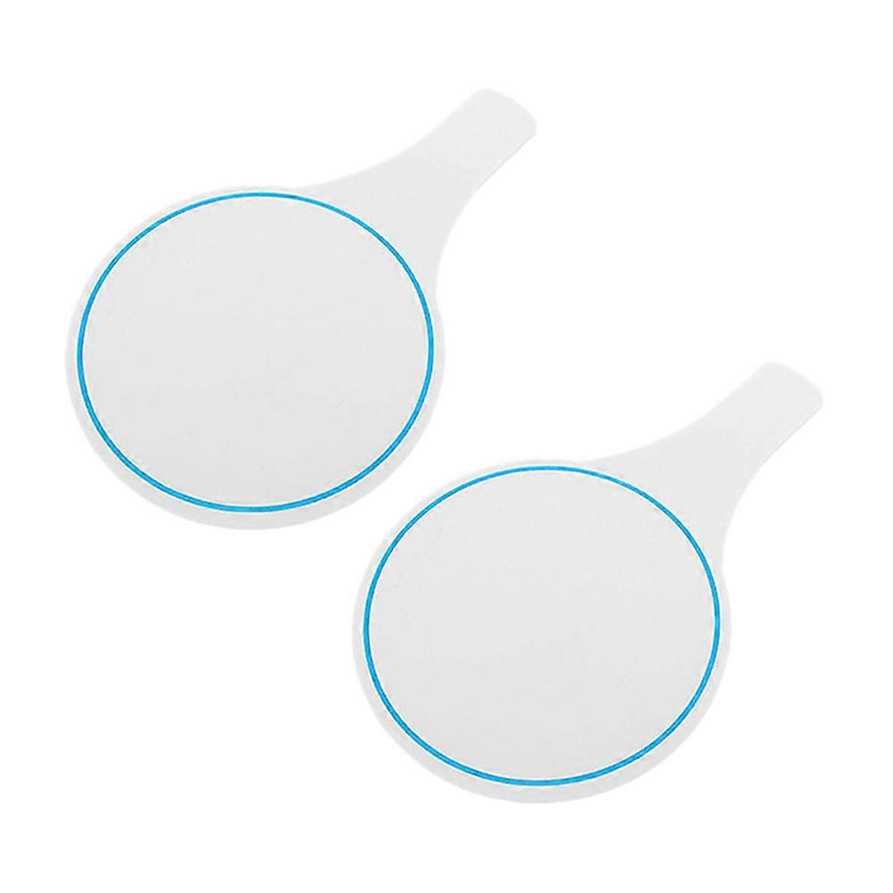 Dry Erase Boards White Board Answer Paddle for DIY Use 6Pcs