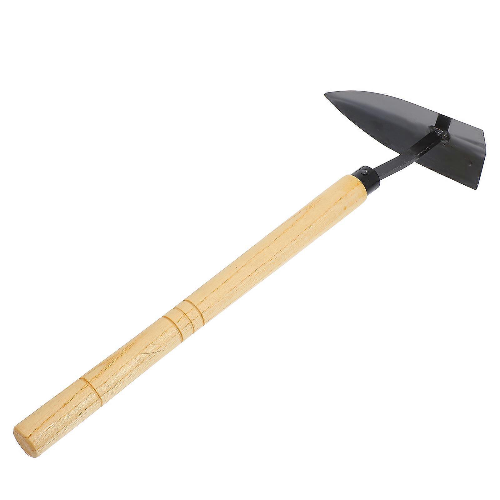 Wooden Hoe Durable Hand Hoe for Weeding 1Pcs with Steel and Wood Handle
