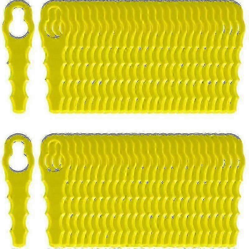 100 Pack Οδοντωτές Λεπίδες Διπλής Κεφαλής Συμβατές με Ryobi Edger Rac155 Rac157 Rac158