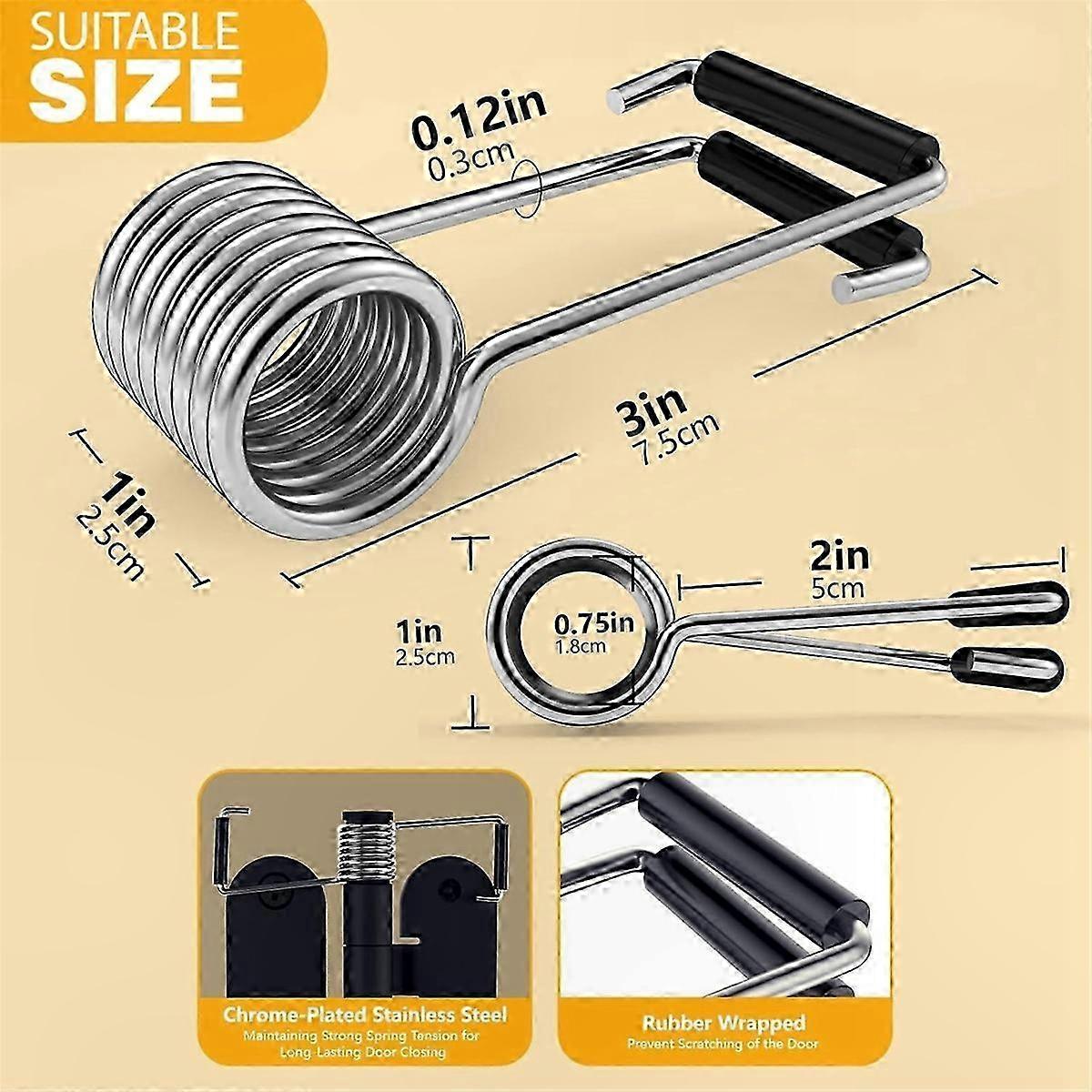 Automatic Spring Hinge Door Closer for Most Butt Hinge Pins, Durable and Smooth Operation