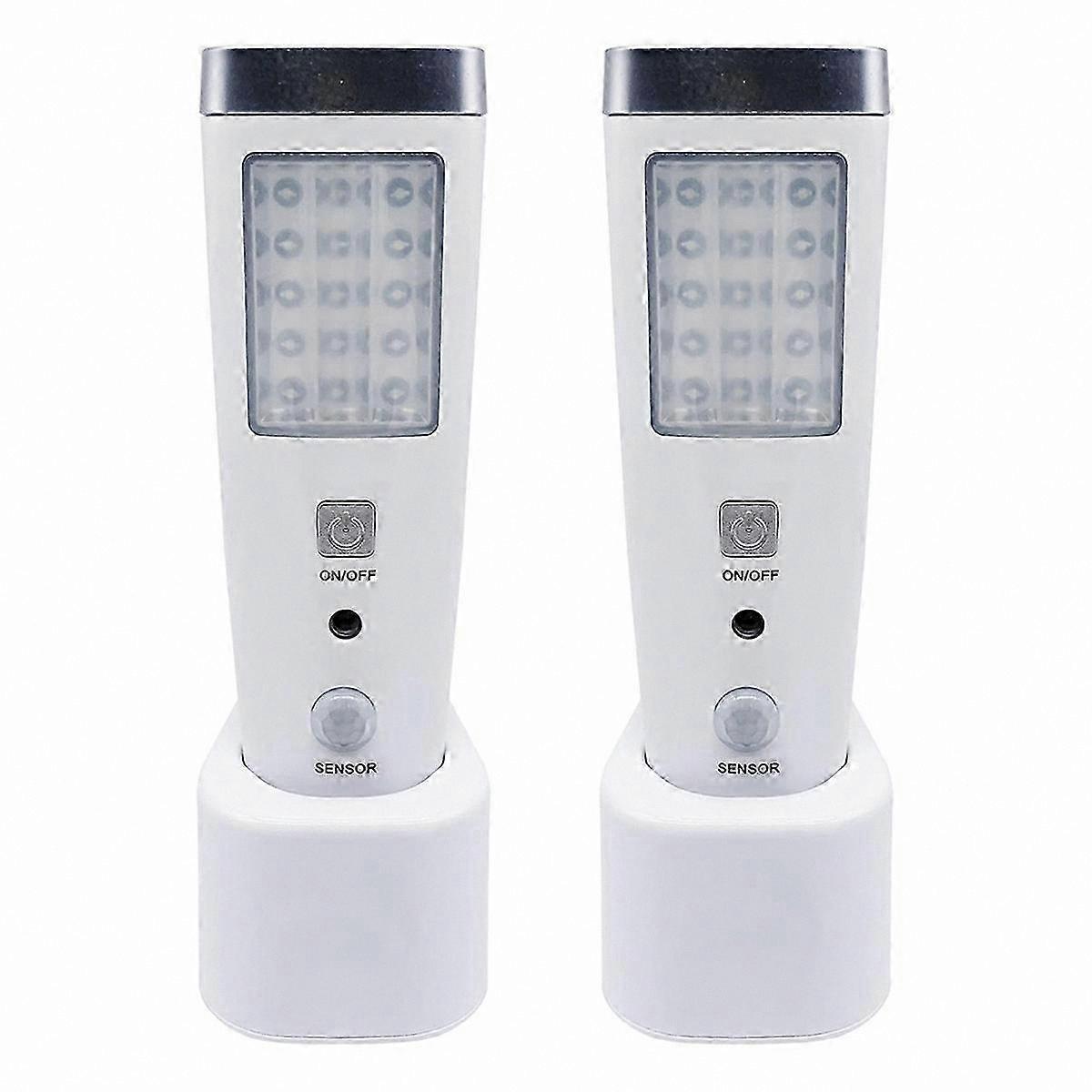 Motion Sensor Wall Light with LED Night Light and Rechargeable Emergency Flashlight Function EU Plug