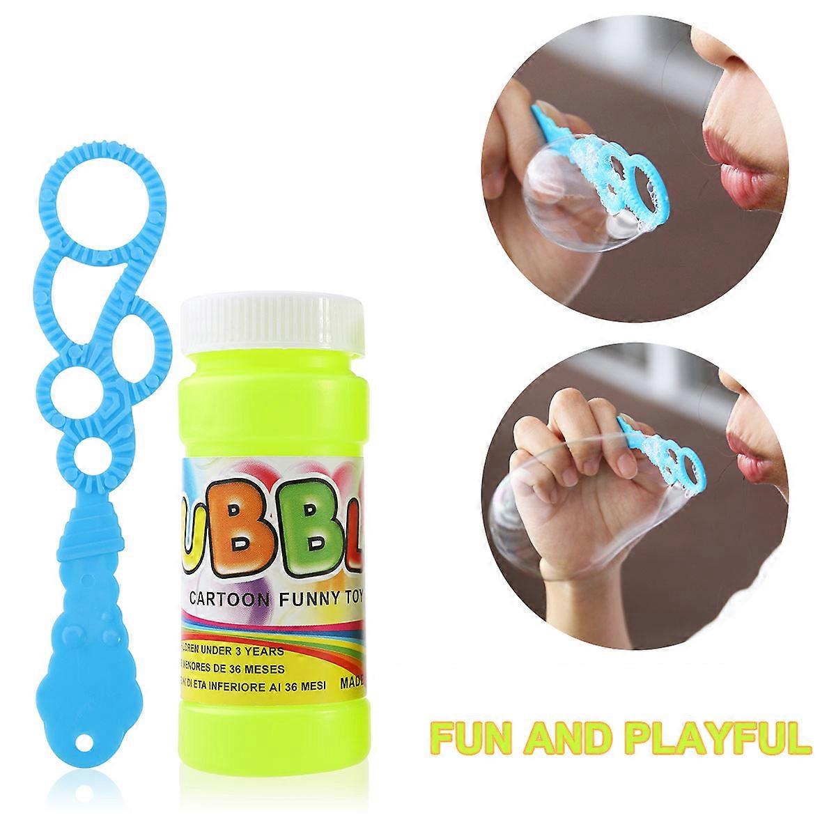 Electric Bubble Maker Automatic Bubble Machine Children Toy Birthday Parties Yellow Durable Safe 1Set