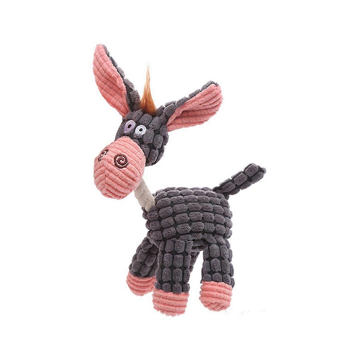 Dog Toys, Immortal Squeaker Plush Toy for Aggressive Chewers, C