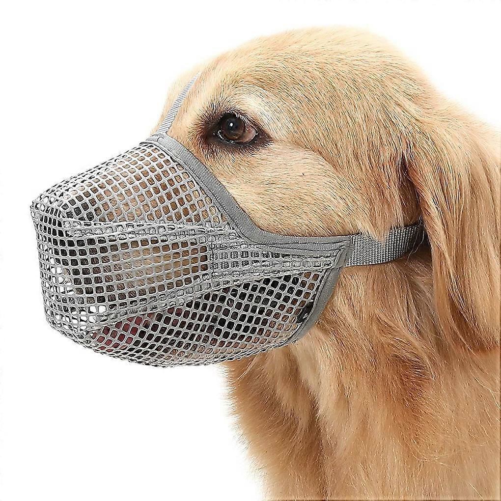 Pet Muzzle Breathable Protective Adjustable Strap Fast Release Muzzles