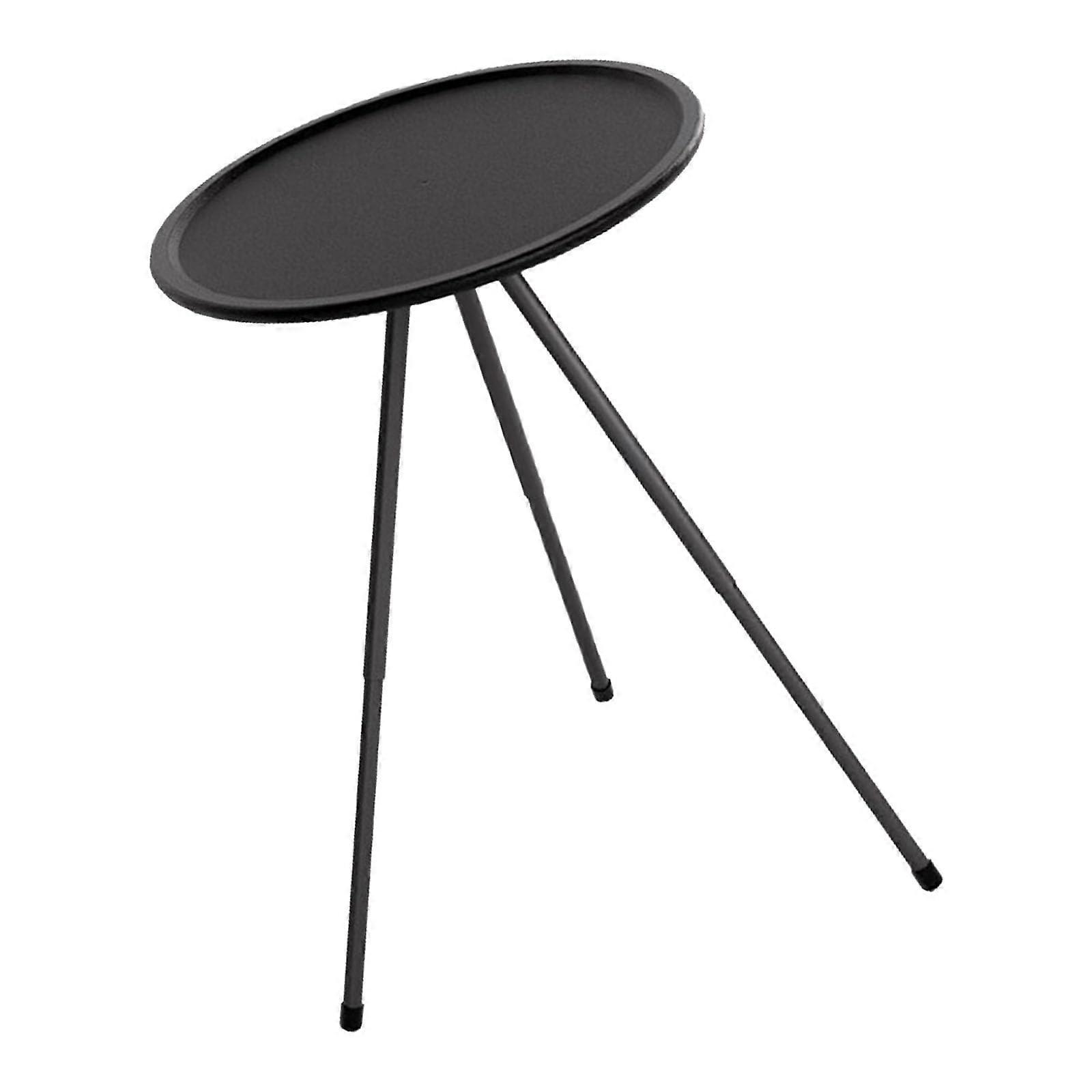 Aluminum Camping Table Round Foldable Portable for Backpacking Picnic Beach Party Lightweight Compact Easy Carry