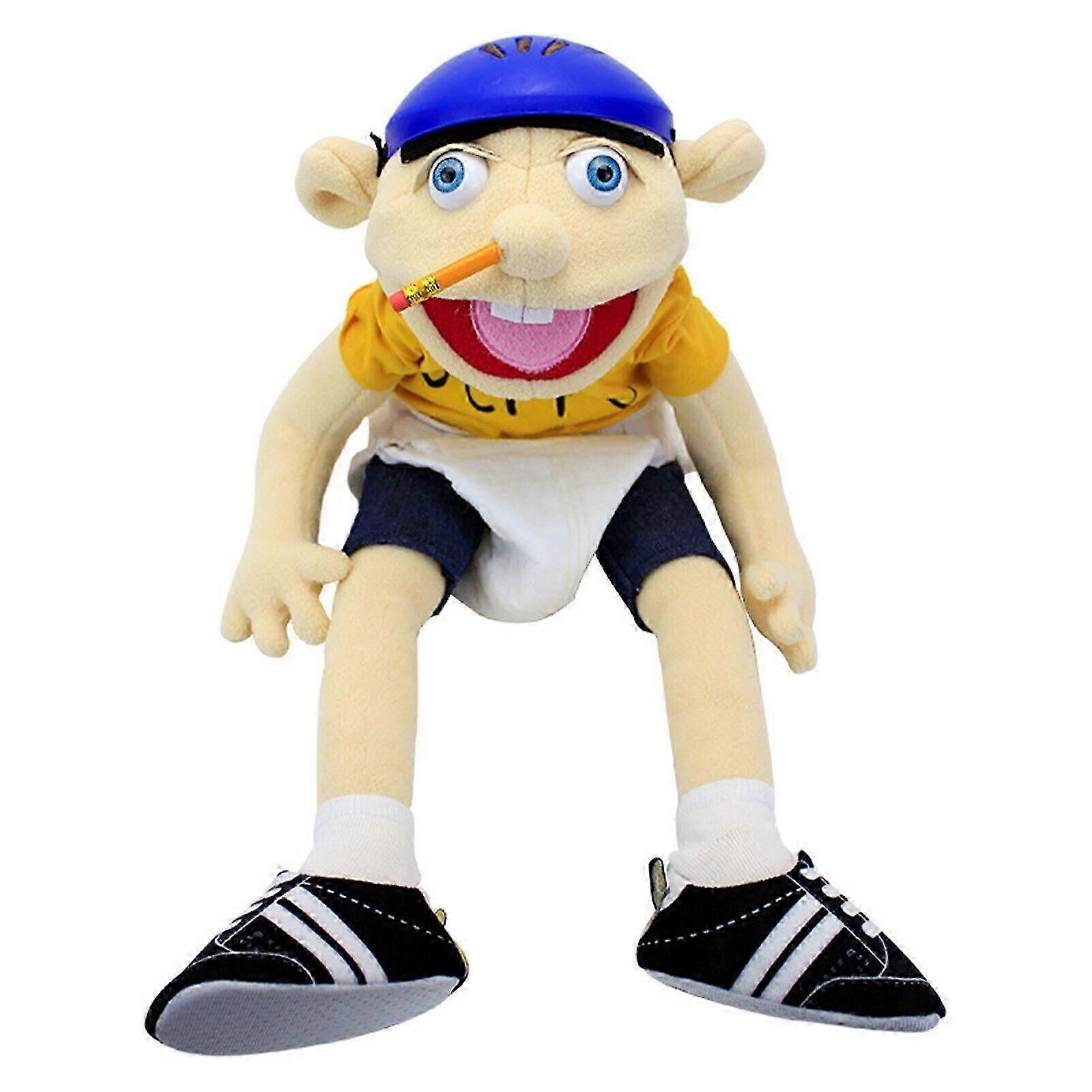 Jeffy Hand Puppet Cartoon Soft Plush Toy, Cosplay Doll Puppet Game for Kids Gift - DSW