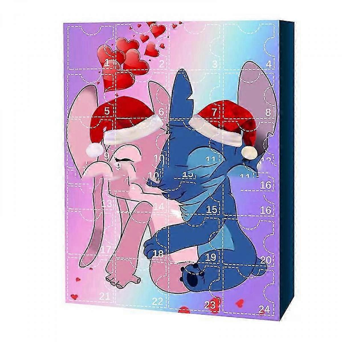 Christmas Advent Calendar Christmas Advent Calendar 24 Countdown Stitch Disney Cute Mickey Ornaments Mickey Mouse Hand-made Blind Box Doll