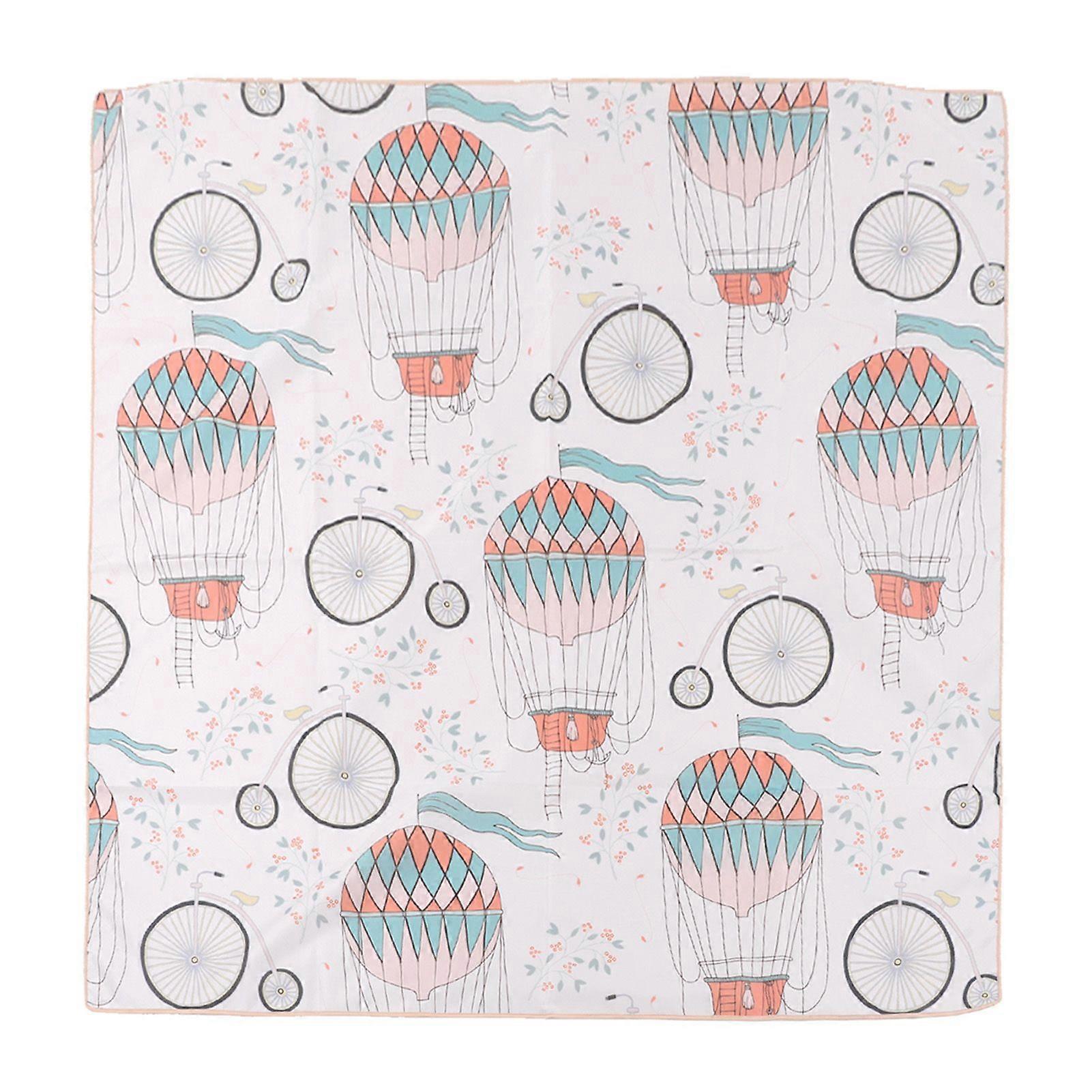 Baby Highchair Floor Mat Soft Cute Pattern Waterproof Prevent Slipping Multifunctional Splat Mat for Home