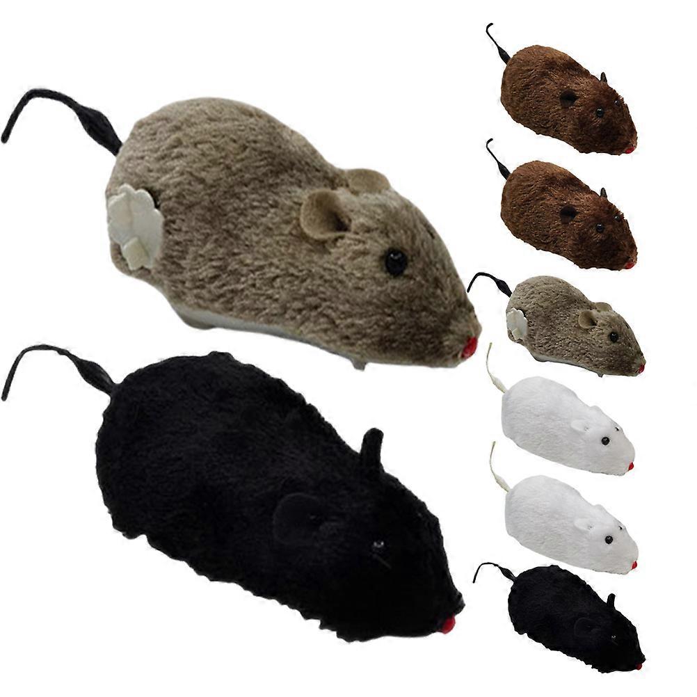 Cat Toys Mice Wind Up Mouse Toy Plush Material 32Pcs Kit
