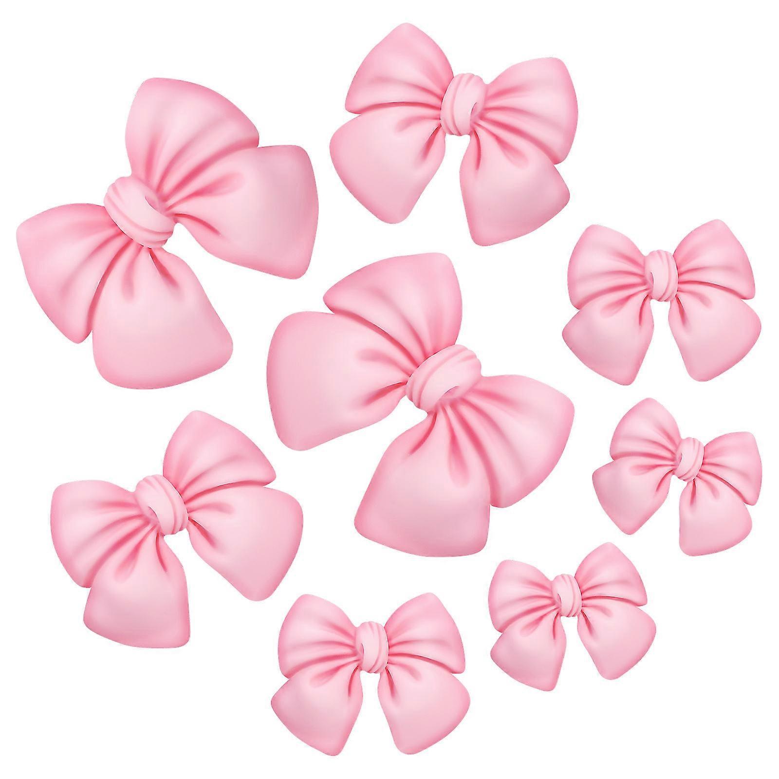Mini Bow Charms For Daily Use 16 Pcs Bow Shape Adornment Cute Design Versatile Decoration