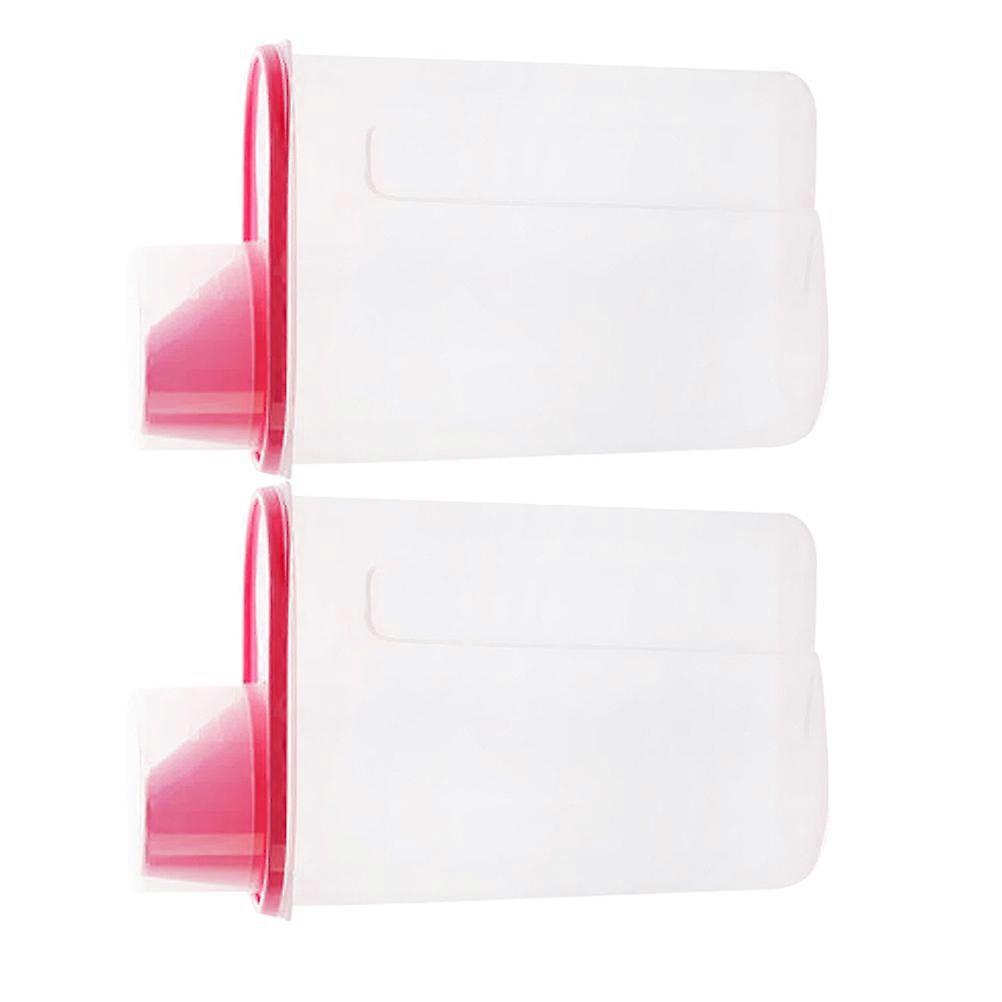 Food Storage Container Dried Fruit Jar Tea Coffee Bean Storage 2 5L Pink 2Pack