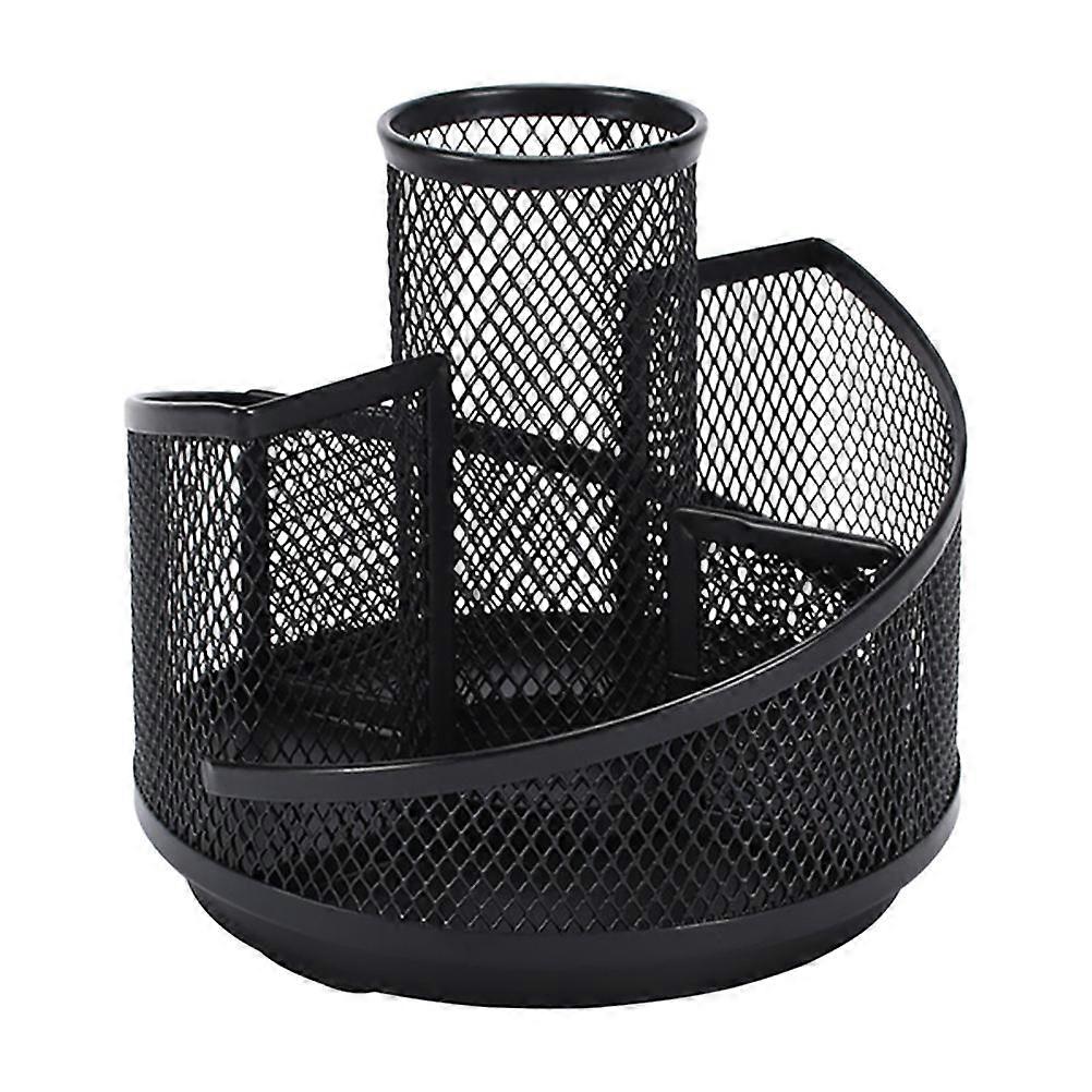Metal Pen Holder with 360-Degree Rotation 3Pcs for Desktop Organization