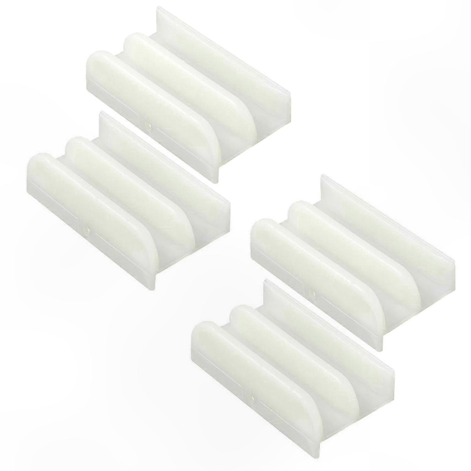 Bottom Guide for Sliding Shower Doors, Durable Track Replacement Part for Smooth Operation