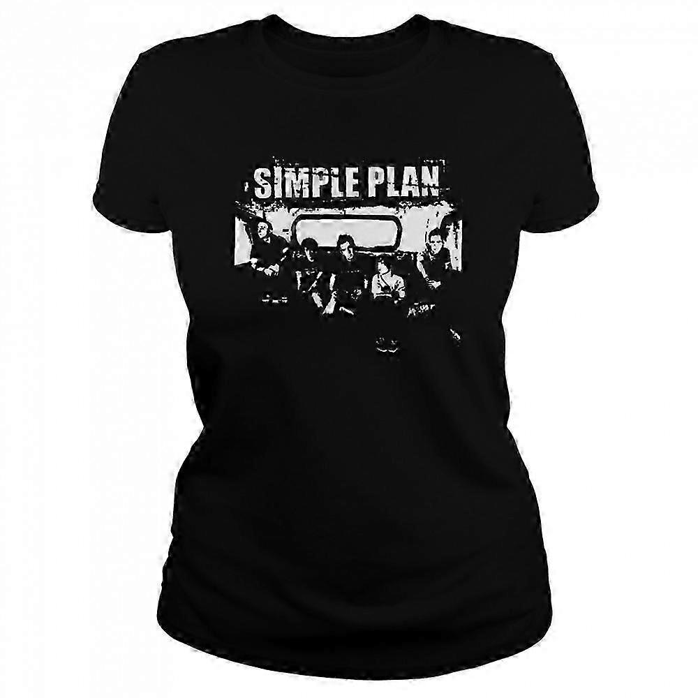 Black And White Design Simple Plan Shirt