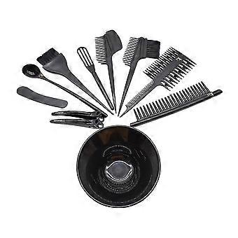 Hair Dye Set Hairdressing Kit for Hair Dyeing 3Sets with Bowl Comb and Clips