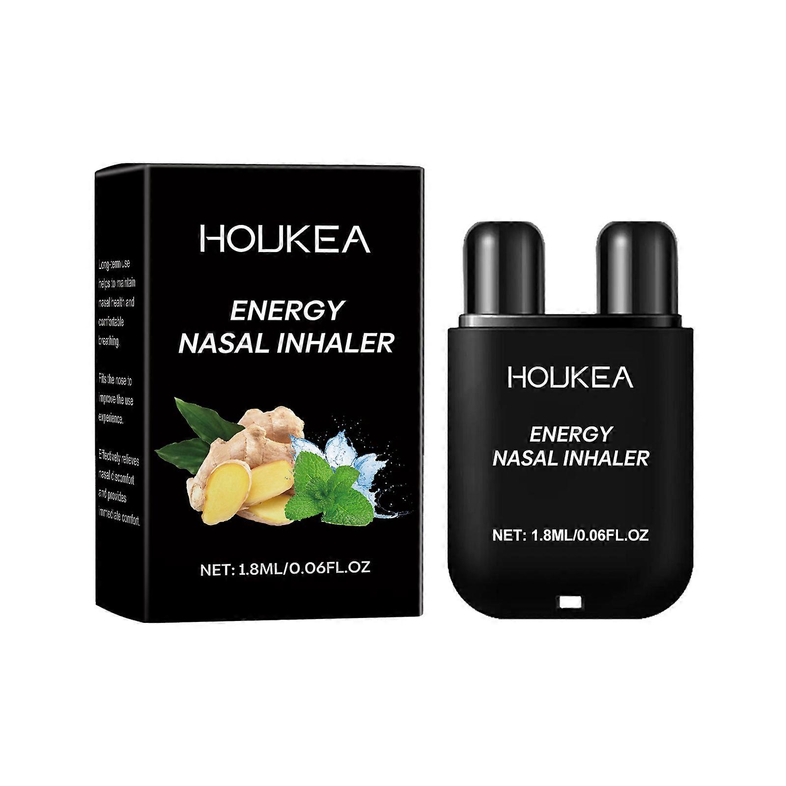 Aspirador nasal a base de hierbas que limpia suavemente la nariz, cómodo y ligero, con varilla de succión nasal de 1,8 ml.