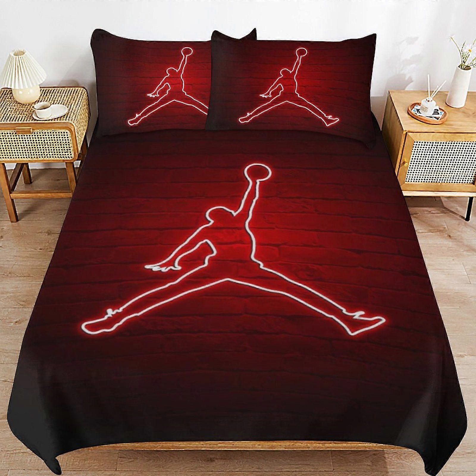 x152 Michael Jordan Luxury Handling Daily Rest Machine Friendly Touch Durable Zip Duvet Cover Sets Performance z152