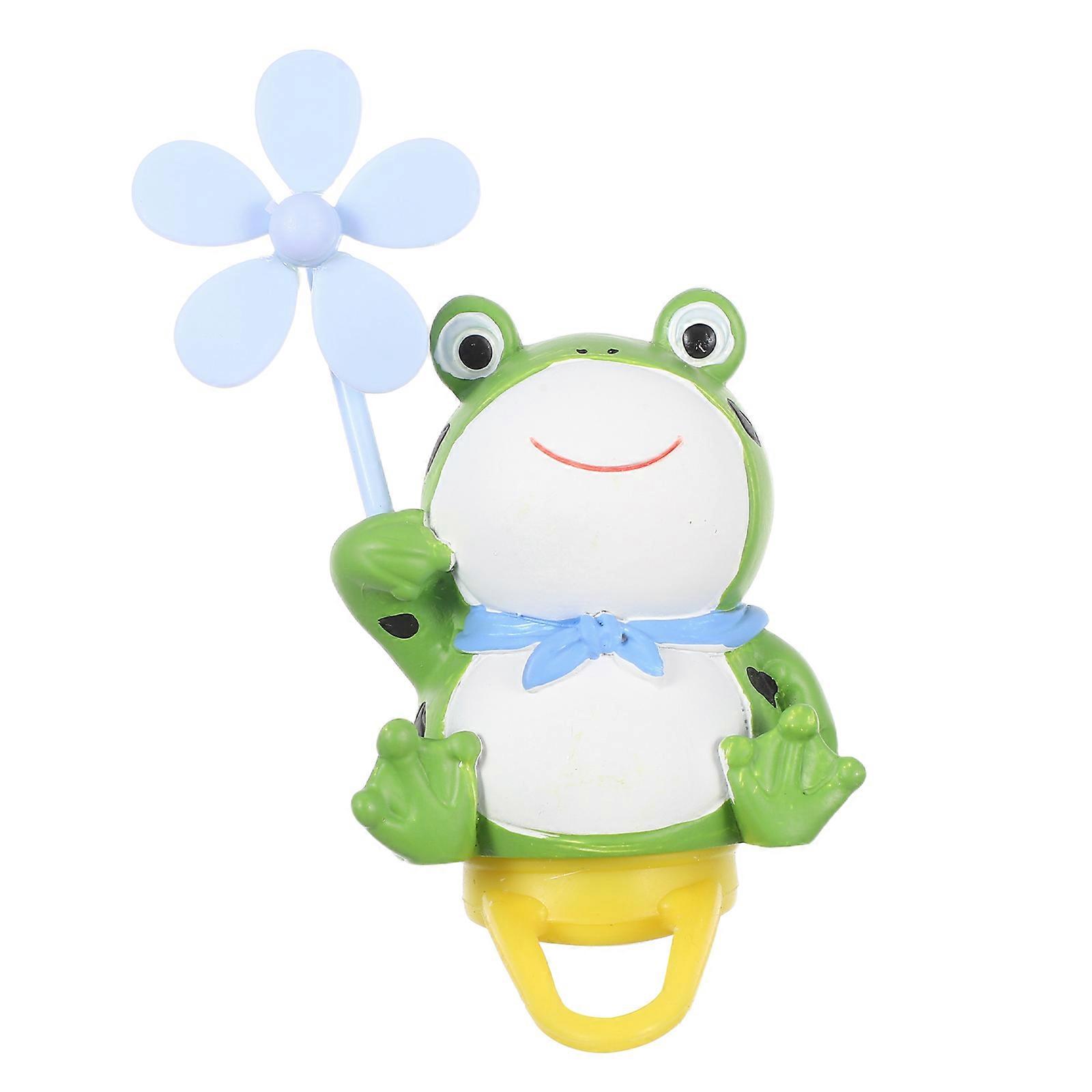 Motorcycle Handlebar Propeller Frog Ornament for 4Pcs Easy Strap Installation