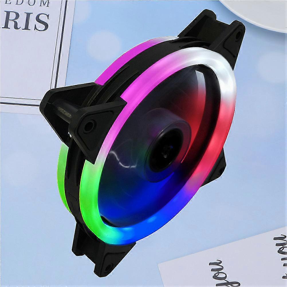 Rgb Fan CPU Cooling Cooler for Desktop Computer 1Pcs 12cm Mute Fan