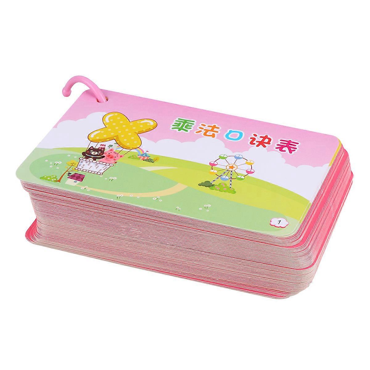 Division Flash Cards Educational Math Set for Kids 2Sets Basic Skills