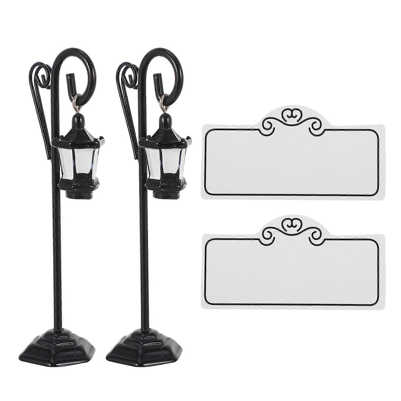 Table Number Clips 4Pcs Black Resin Labeling Table Numbers Wedding Party Events Steady Function