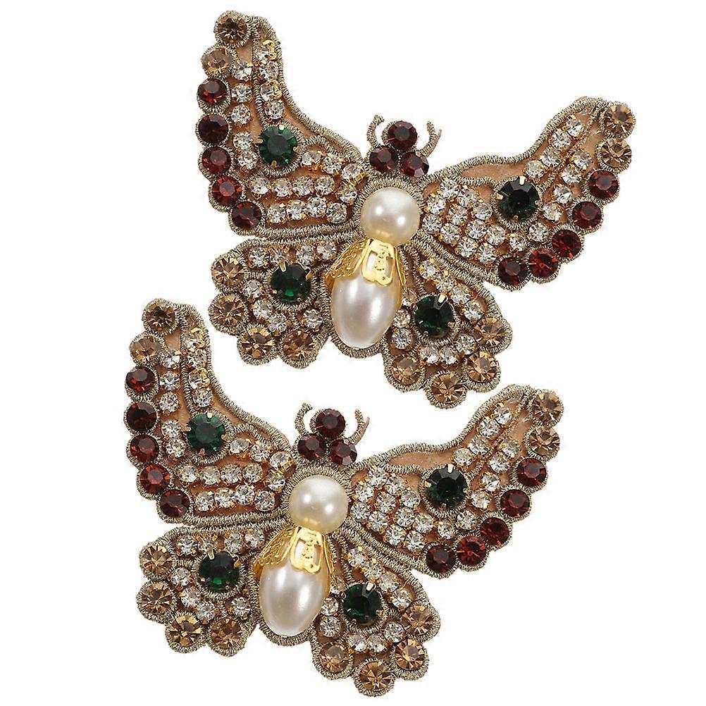 Clothes Patches Butterfly Shape Iron on Patch for Decoration 10Pcs