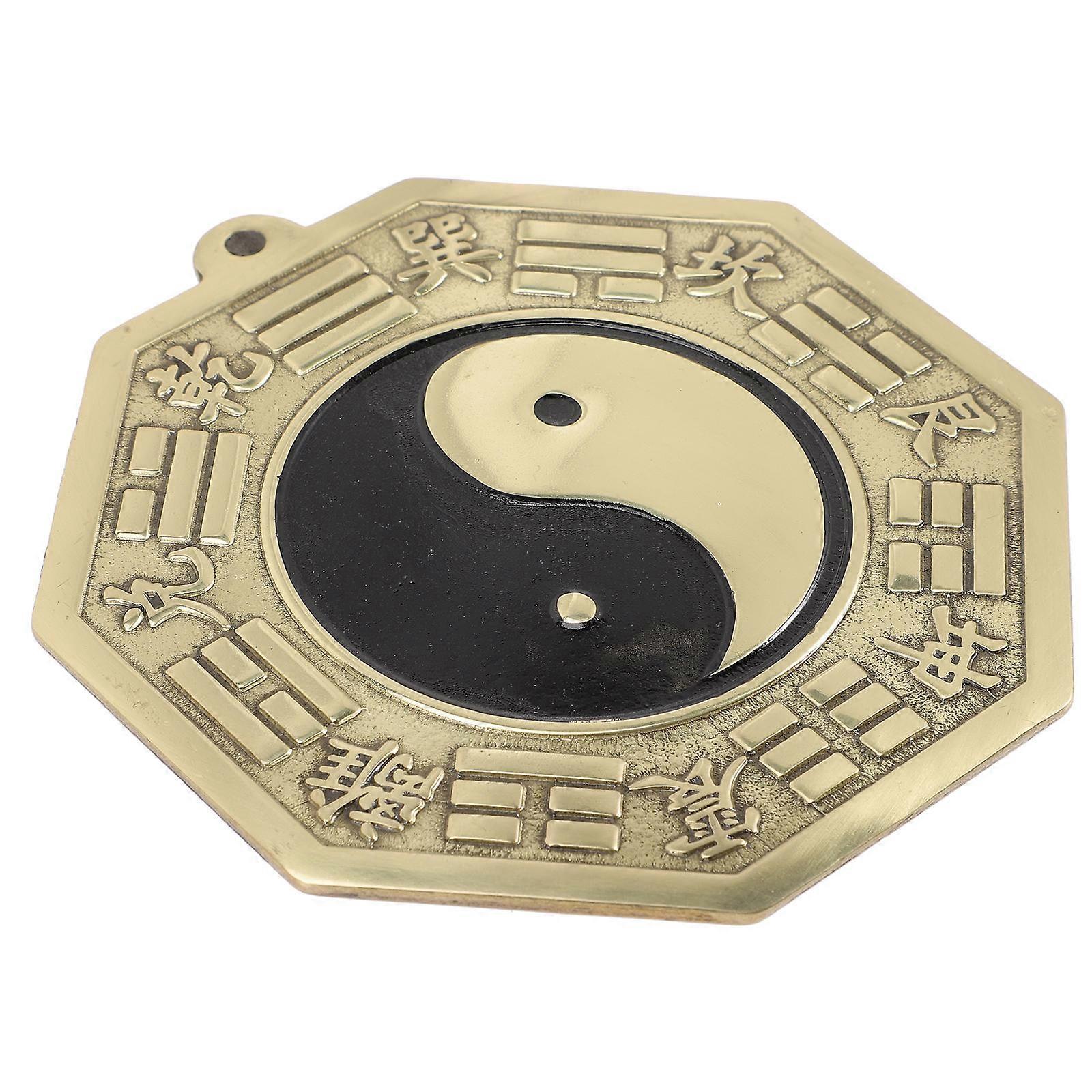 Exorcism Decor Bagua Mirror with 2Pcs for Home Ornament