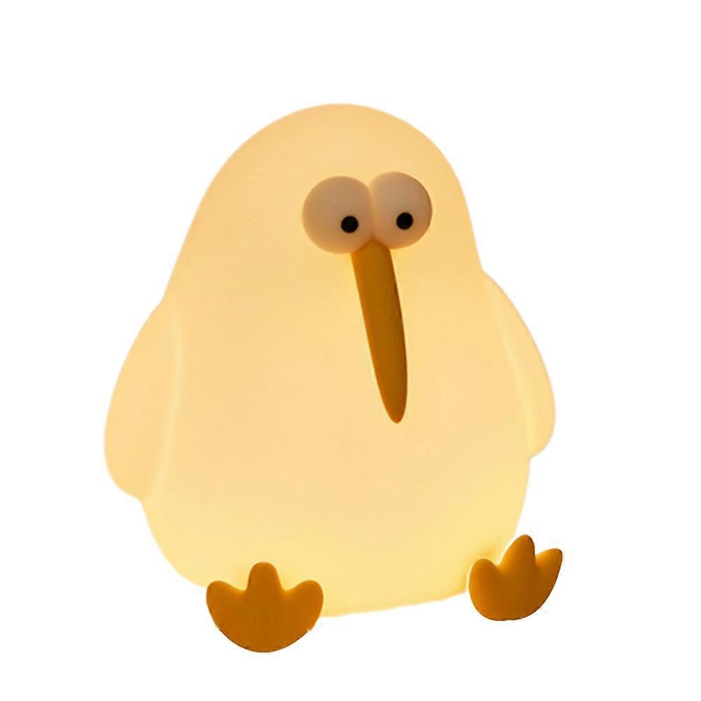 Squishy Kiwi Bird Lamp Rechargeable Dimmable for Children