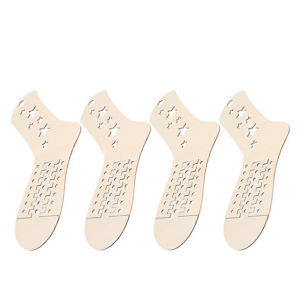 Adjustable Wooden Sock Blockers for Knitting Essential 16Pcs Sock Tools