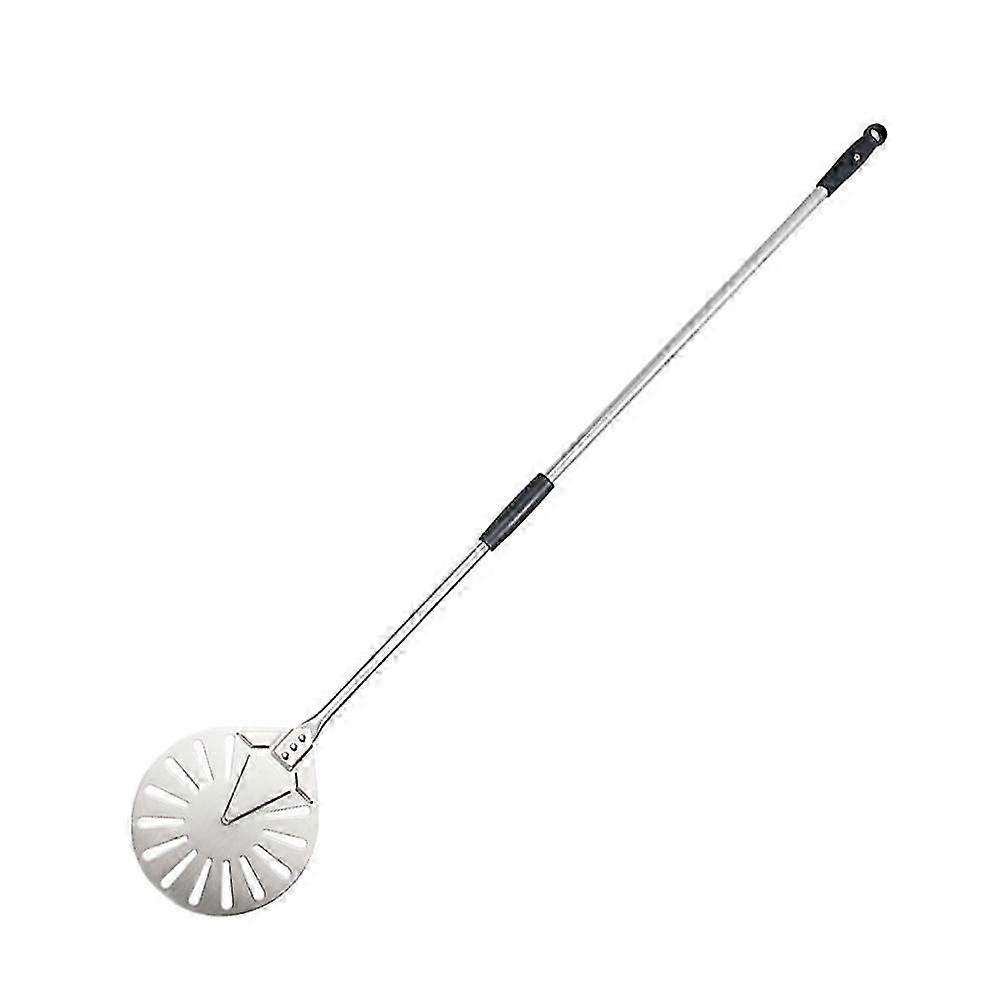 Pelle à pizza en acier inoxydable de 23 cm avec manche en alliage de 142 cm de long
