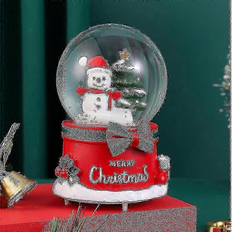 Křišťálová hudební skříňka s pryskyřičnými ozdobami pro milovníky kreslených filmů