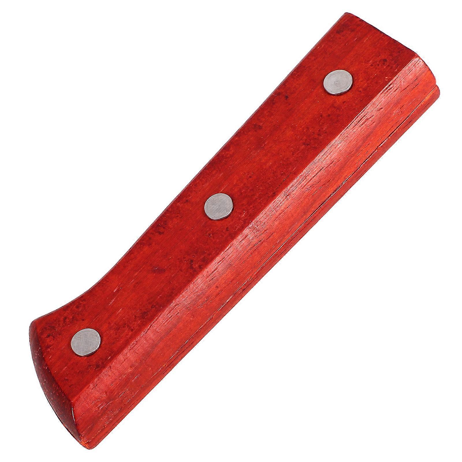 4Pcs Replacement Wooden Handles for Vegetable Cutter Brown Set