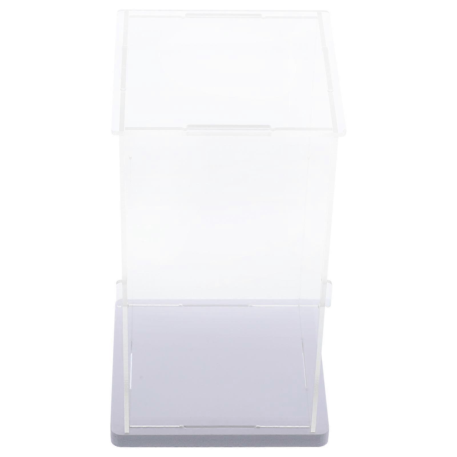 Acrylic Display Box for Toys Storage 3Pcs Clear Transparent Case