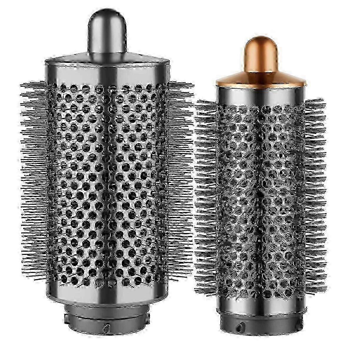 Airwrap Compatible Large & Small Round Volumizing Brush Attachments for Enhanced Volume & Styling