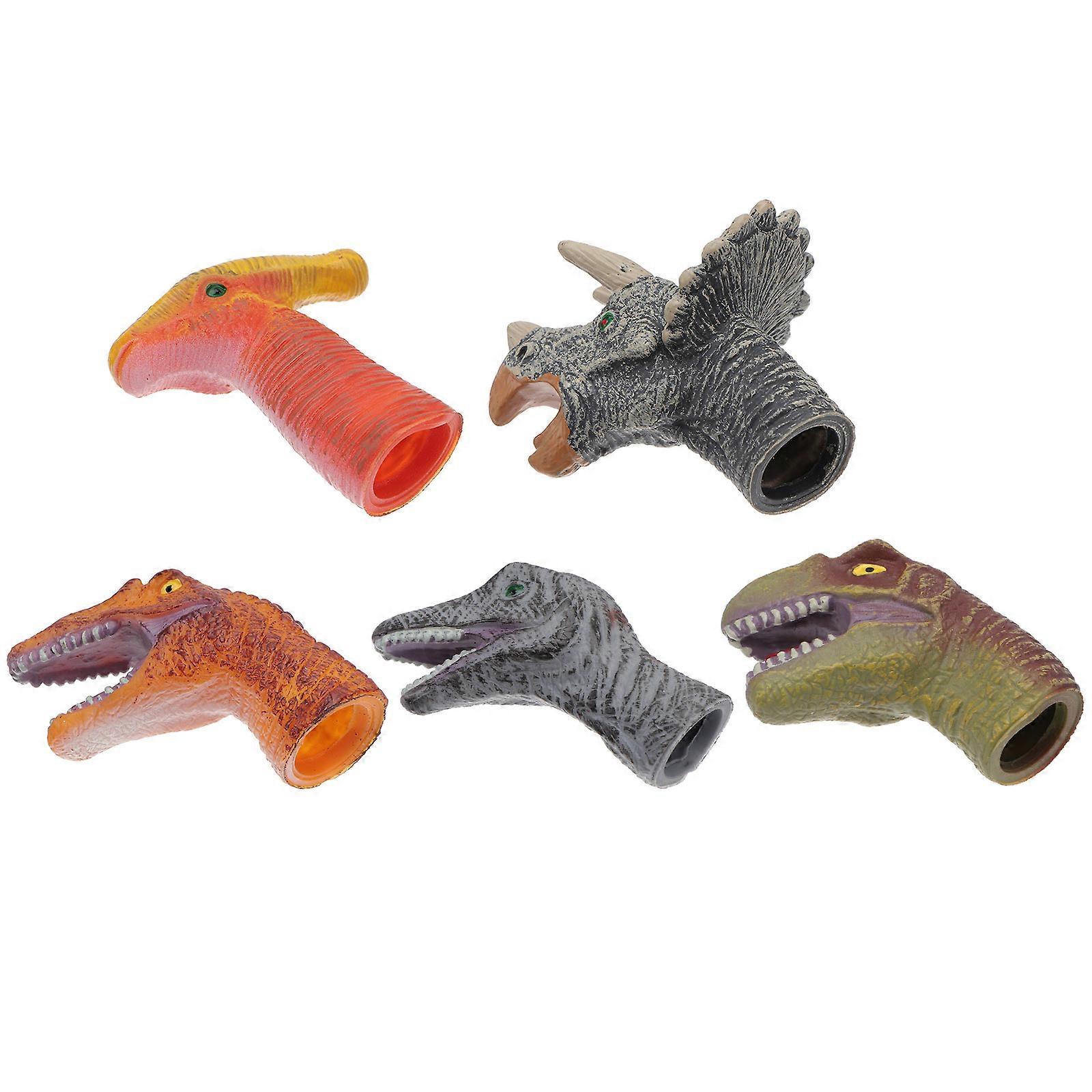 Character Finger Puppet 5Pcs Set For Kids Family Time Enhancing Touch Sense Creative Interaction