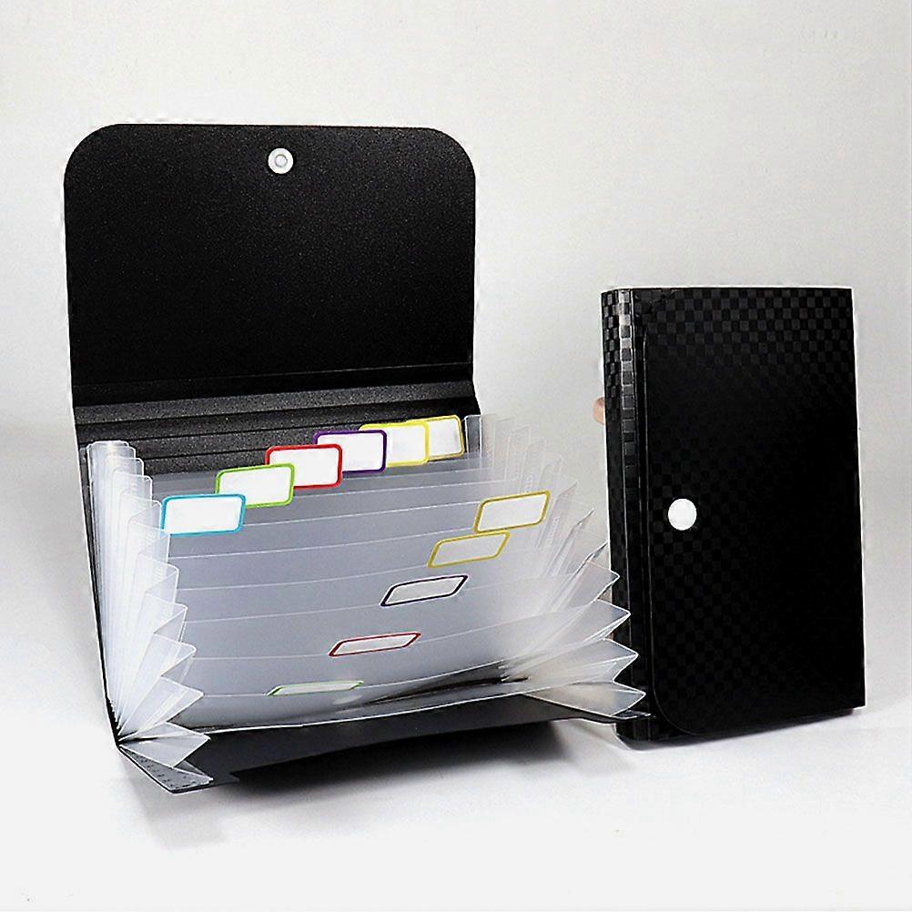 2pcs Multi-layer Document Folders Small Folder Bags Receipt Holders for Outdoor