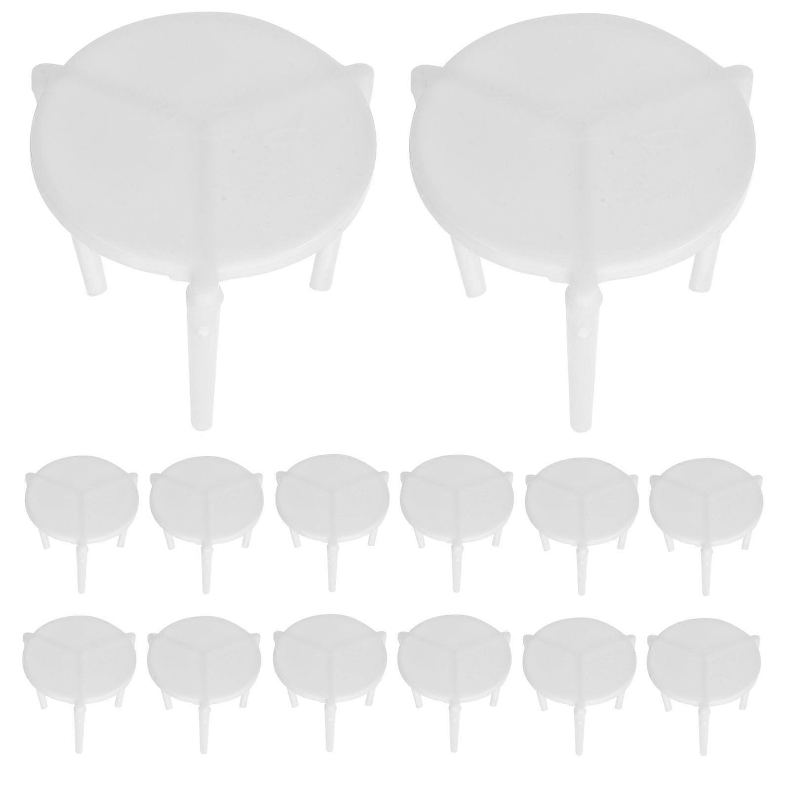 200pcs Pizza Saver Stand: Pizza Box Stacks White Plastic Tripod Stand for Restaurant Container Catering boxes Food Take Out Service