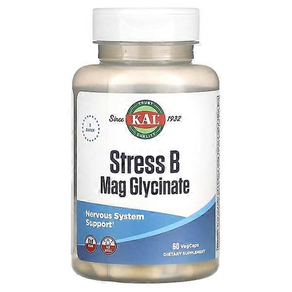 KAL, Stress B Mag Glycinate, 60 VegCaps