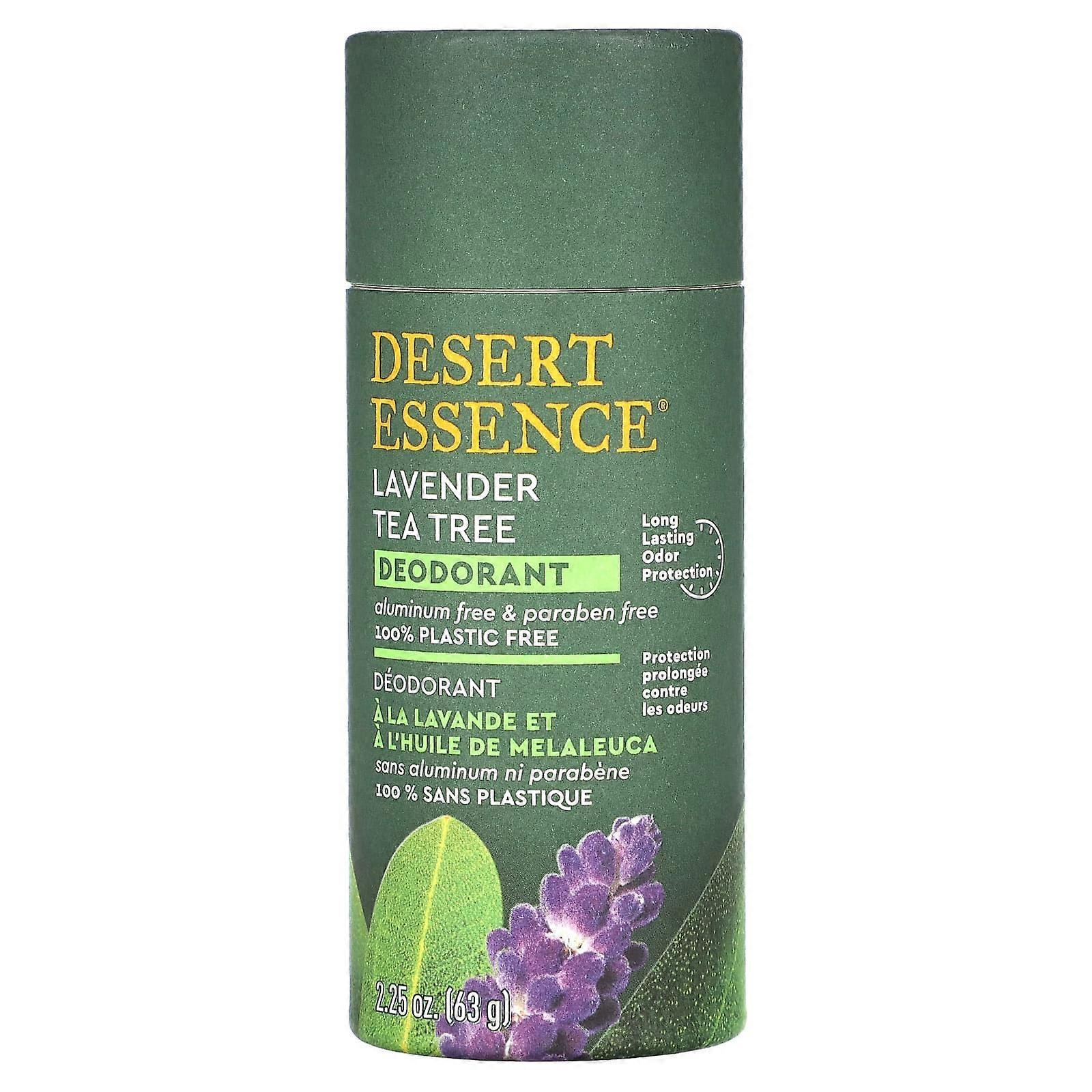 Deodorant, Lavender Tea Tree, 2.25 oz (63 g)