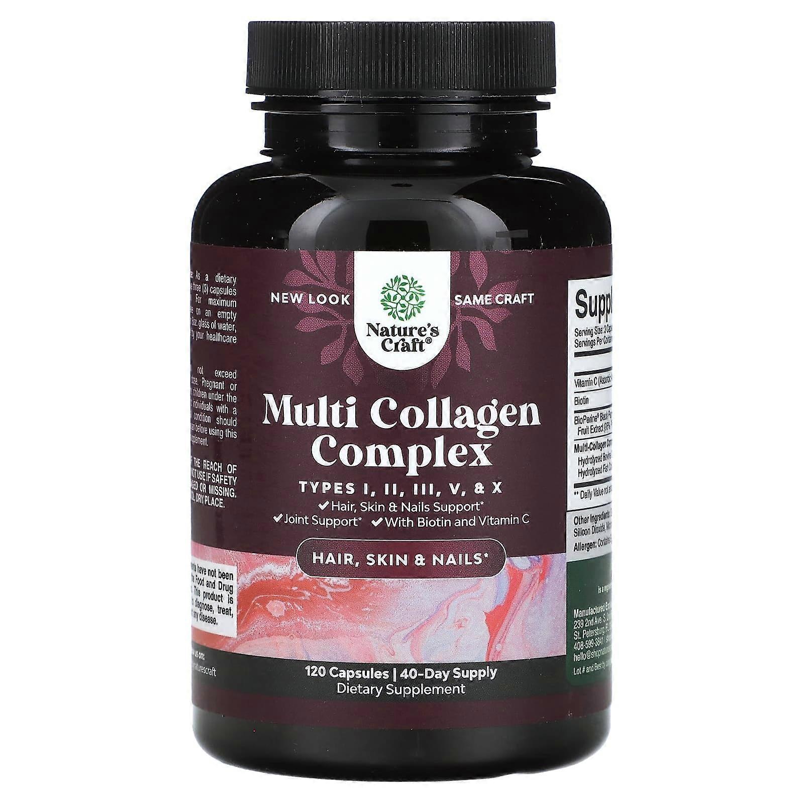 Multi Collagen Complex, 120 Capsules