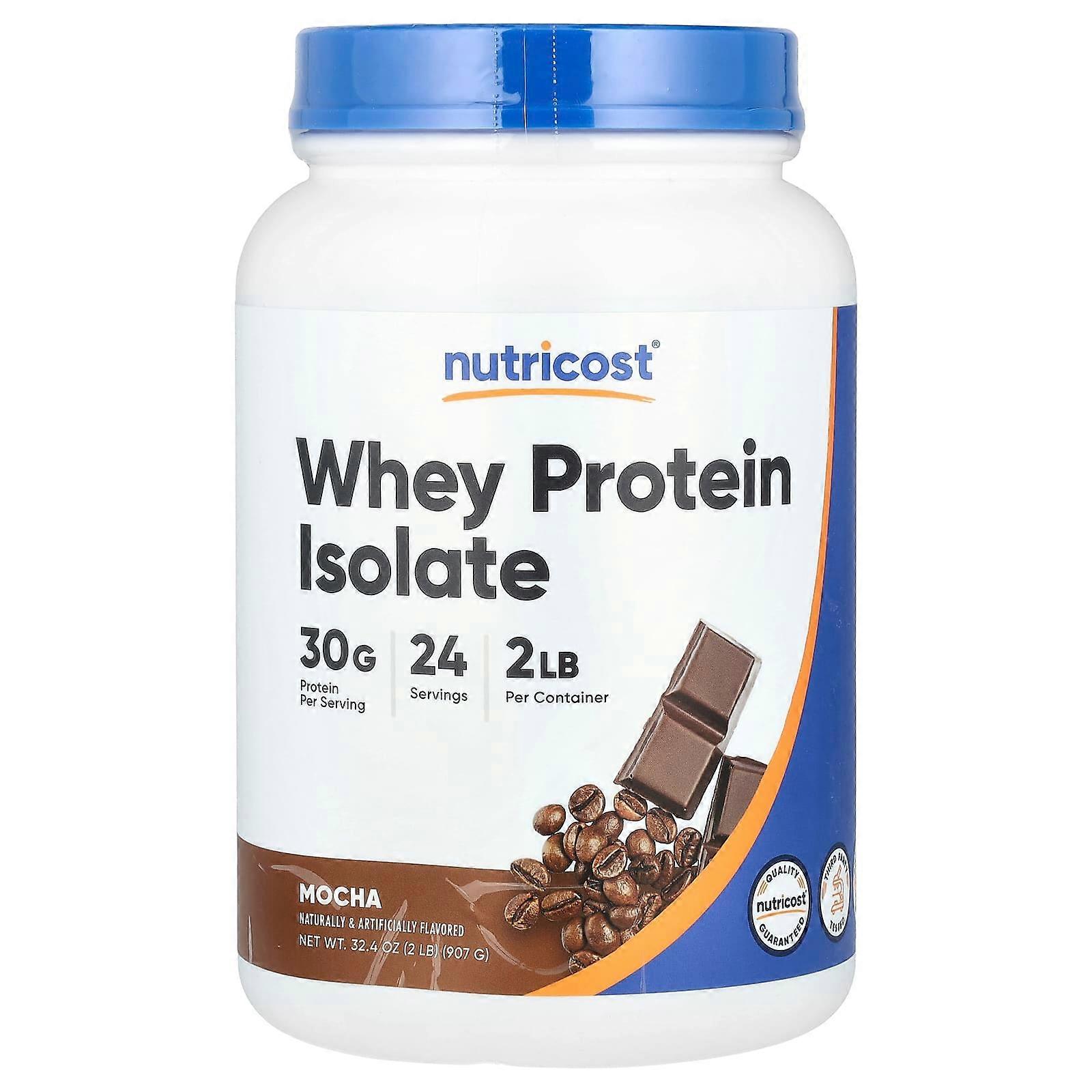 Whey Protein Isolate, Mocha, 2 lb (907 g)