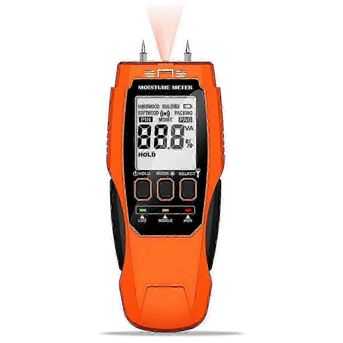 2 in 1 Moisture Meter, for Mold Self-Testing,Water Leak Detector,Moisture Sensor for Firewood,Drywall Mold Detector