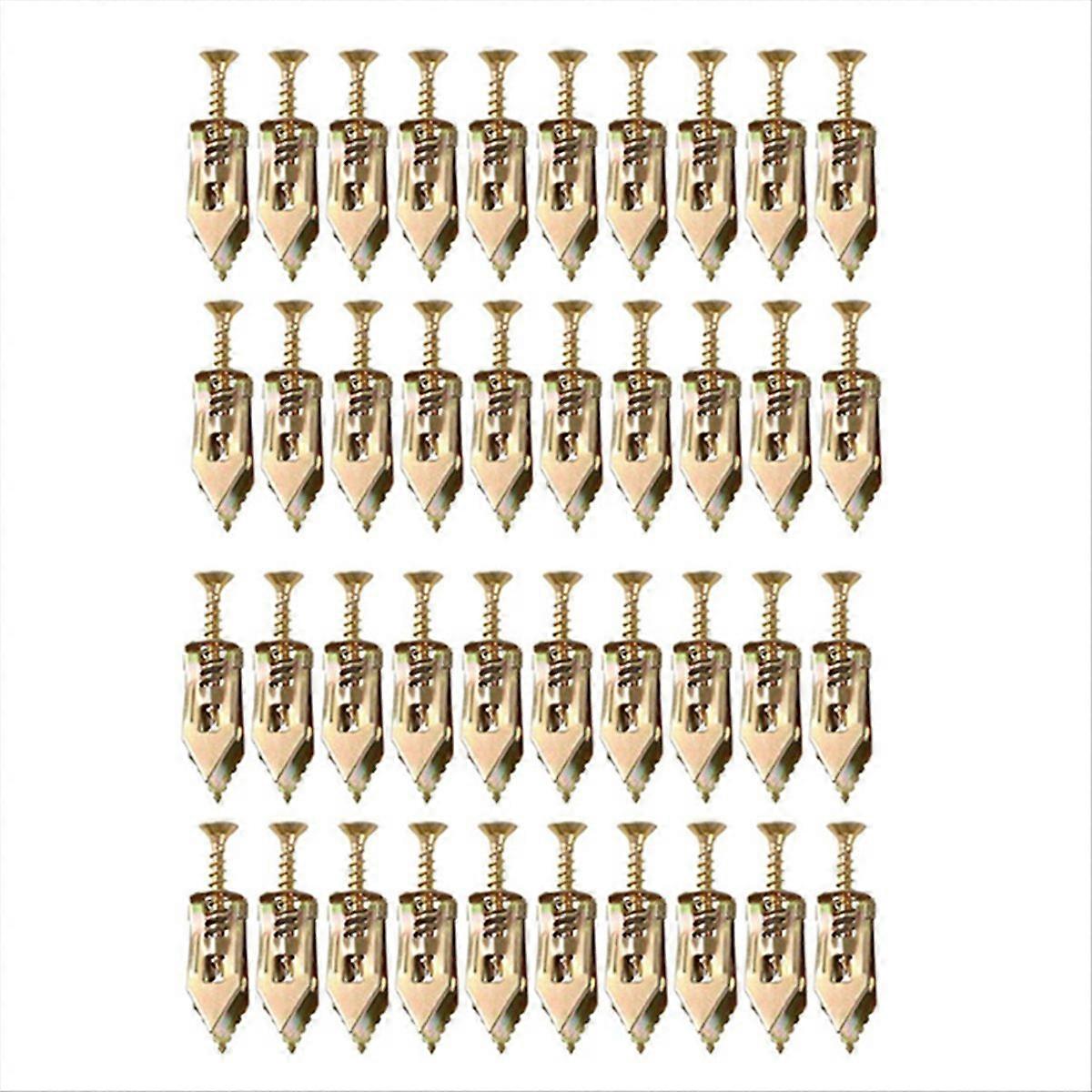 Upgraded Self-Drilling Anchors Screws, Drywall Anchors and Screws Kit