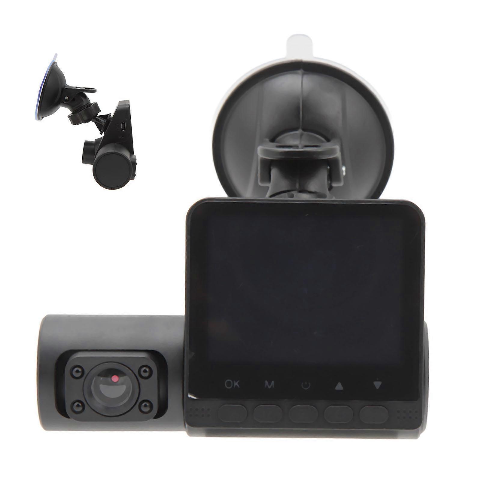 3 Channel Dash Cam 1080P Three Way Triple Car Camera Night Vision Loop Recording Driving Recorder 