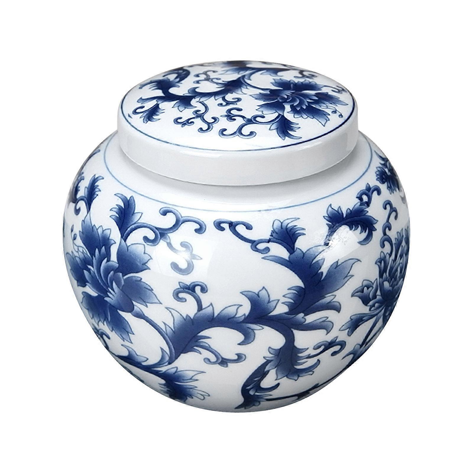 Earthenware Artifact Jar With Traditional Chinese Themes Multiple Functional Plan For Debris And Individual Tokens Multicolor