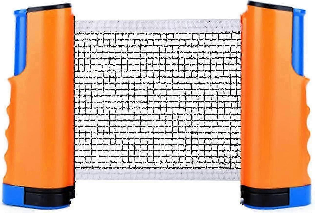 Retractable Ping Pong Net, Portable Table Tennis Net Rack, Perfect For Ping Pong Table, Desk, Kitchen Or Dining Table, Gray