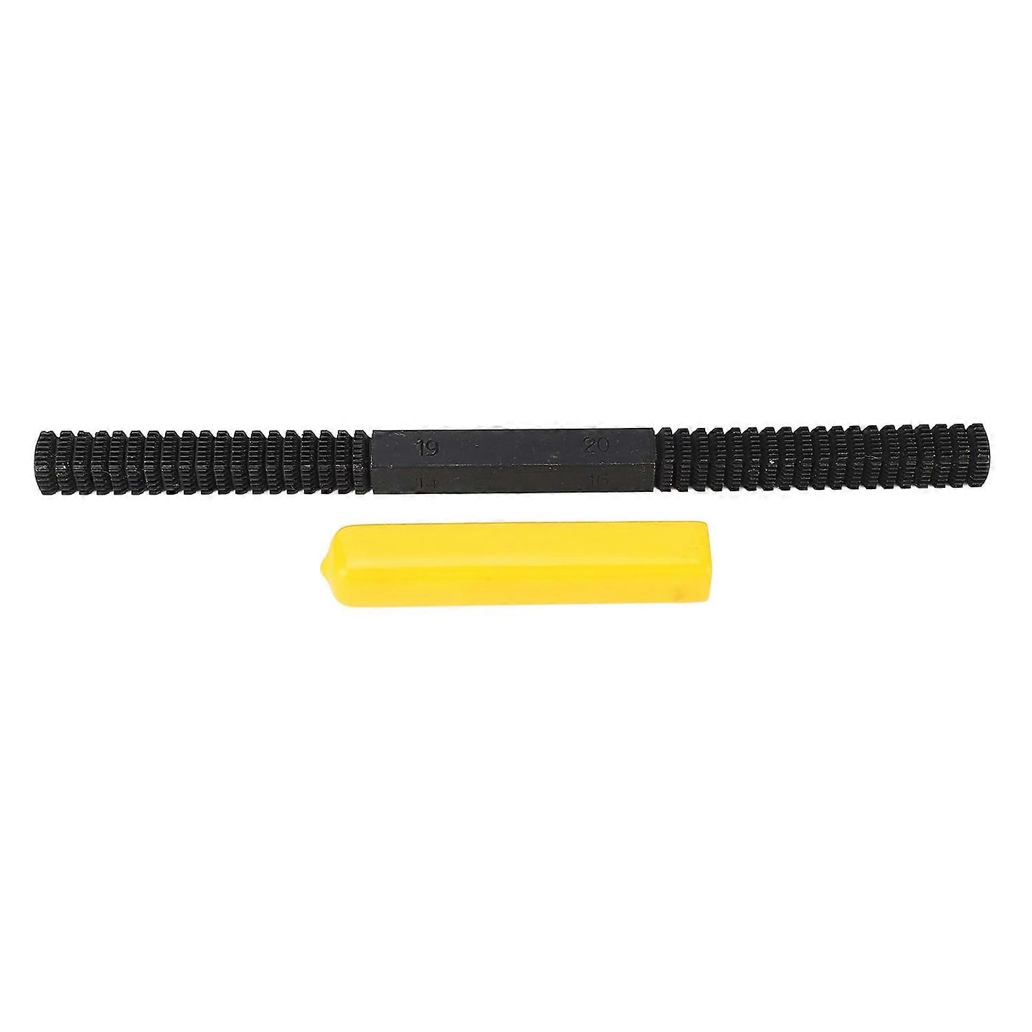 Thread Restoring File Ergonomic Anti Slip High Hardness Steel Thread Repair File BSP/PF