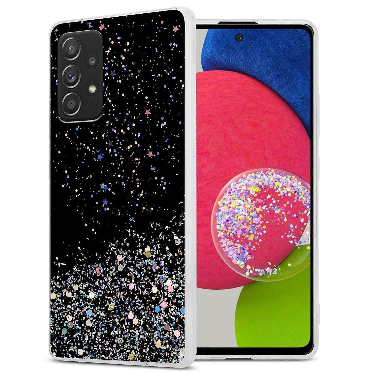 Θήκη Samsung Galaxy A52 (4G / 5G) / A52s Προστατευτική Θήκη TPU - Διάφανη με Glitter