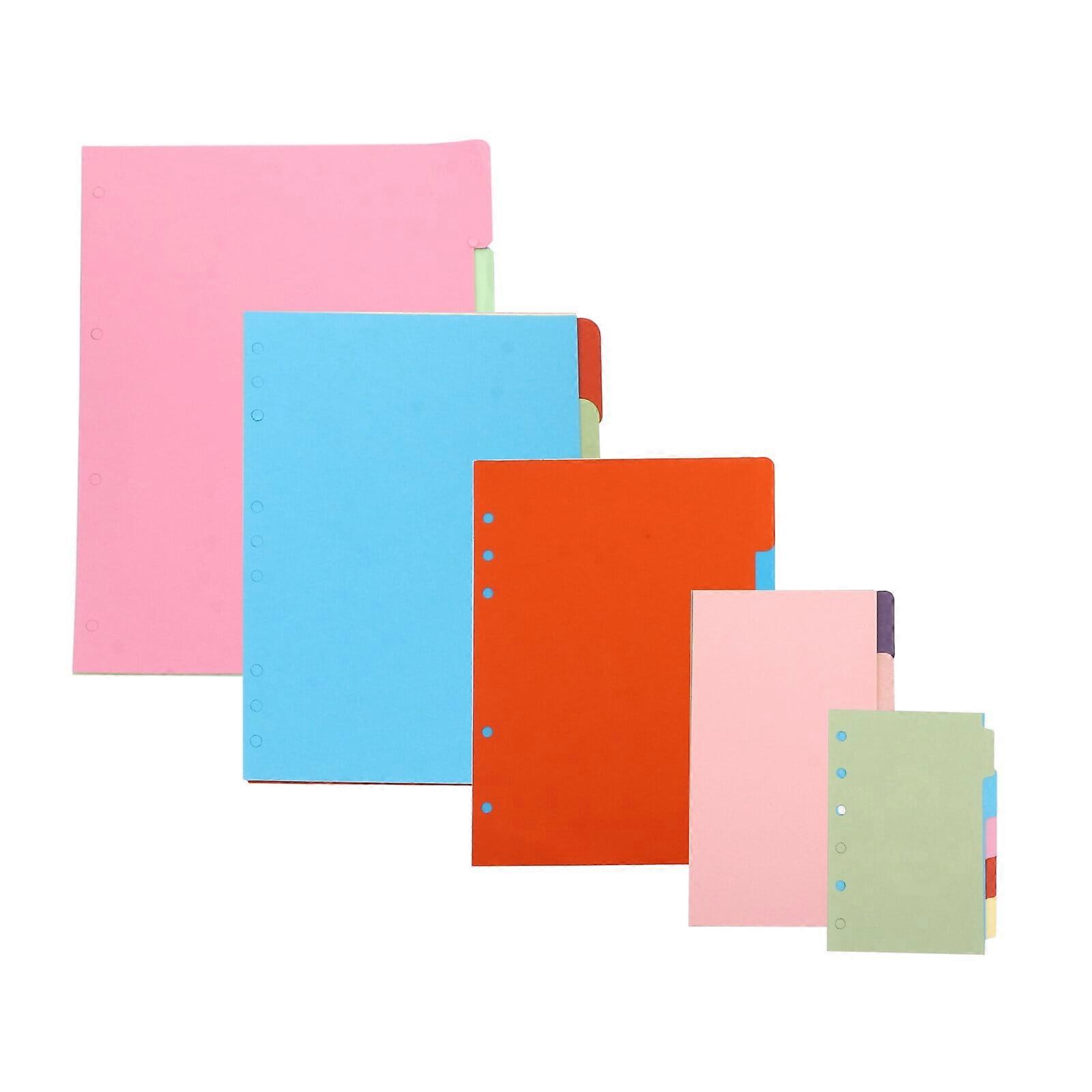 5 Sets Planner Paper with Hole School Stationery The Notebook Student Loose Leaf Refill