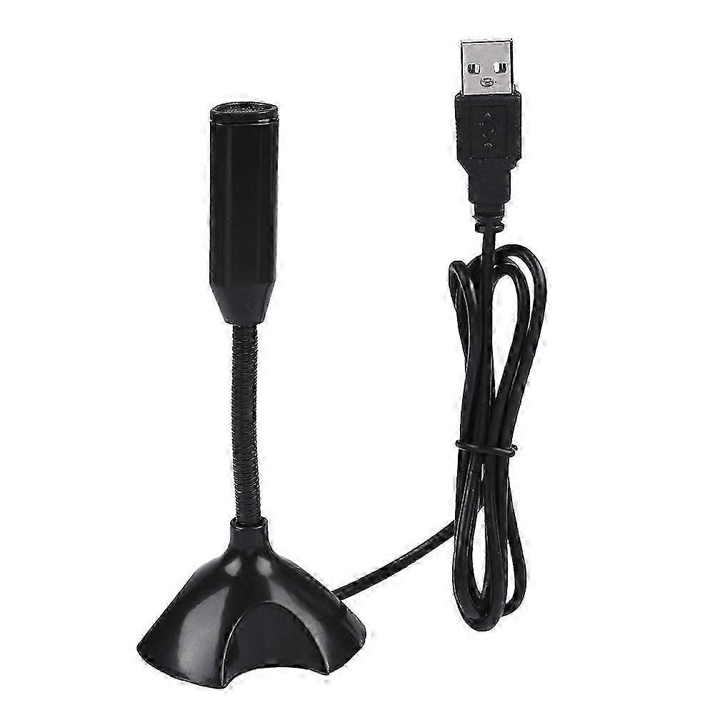 Mini Condenser USB 2.0 Microphone Flexible Desktop Stand Mic for PC LaptopHwy